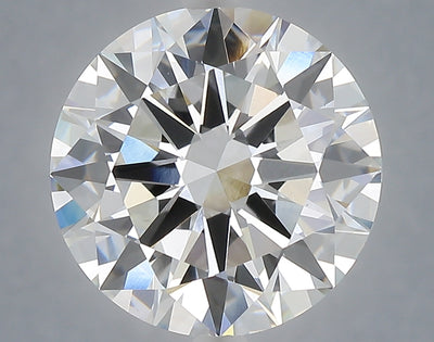 6.02 carat round lab grown diamond E color VVS2 clarity