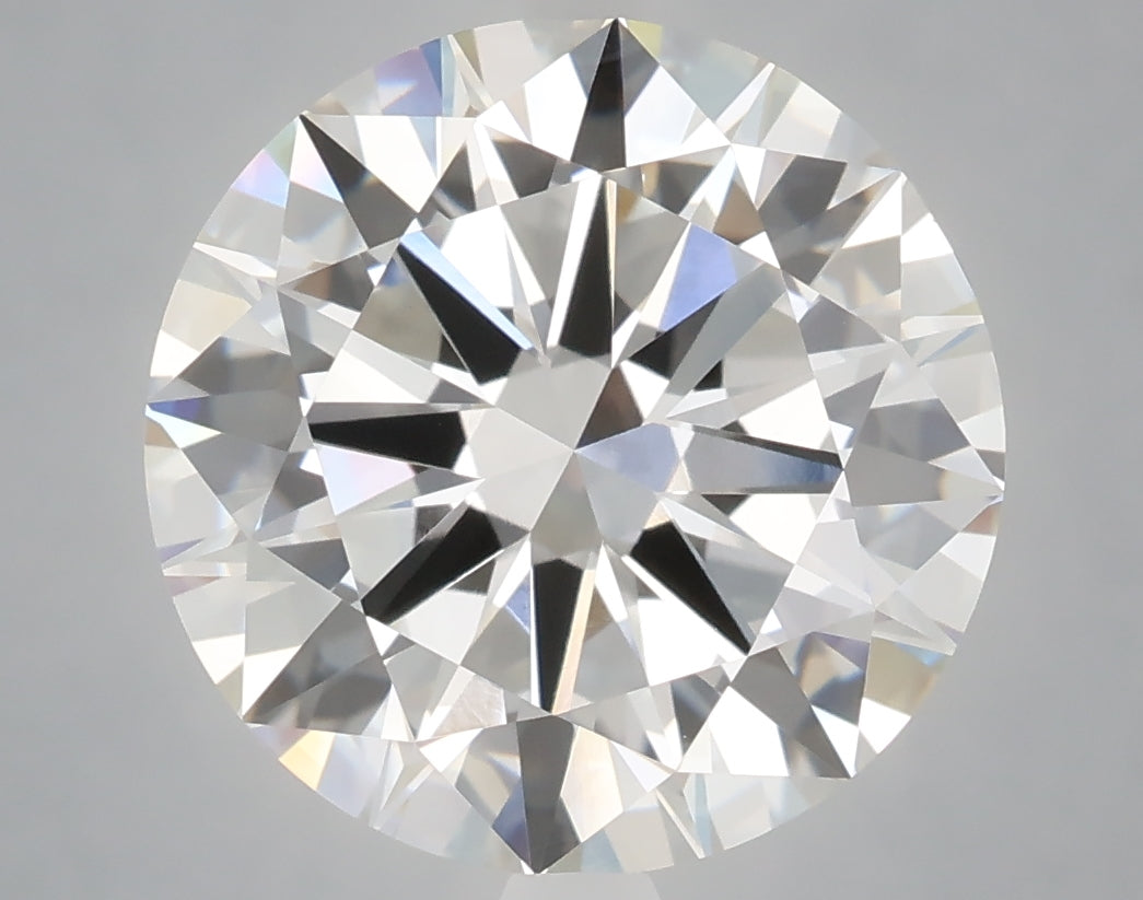 6.02 carat round lab grown diamond E color VVS2 clarity