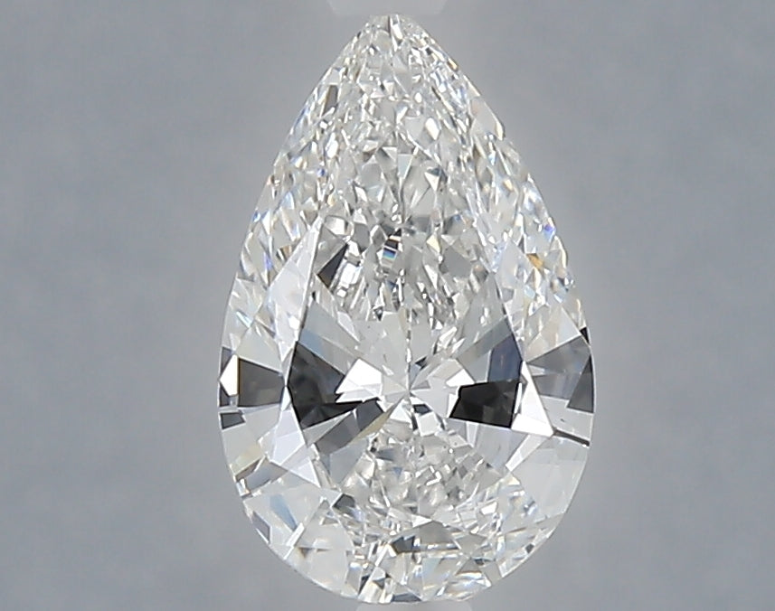 1.09 carat pear lab grown diamond F color VVS2 clarity