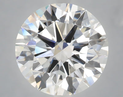 6.01 carat round lab grown diamond F color VVS2 clarity