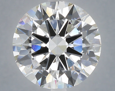 6.03 carat round lab grown diamond E color VVS2 clarity