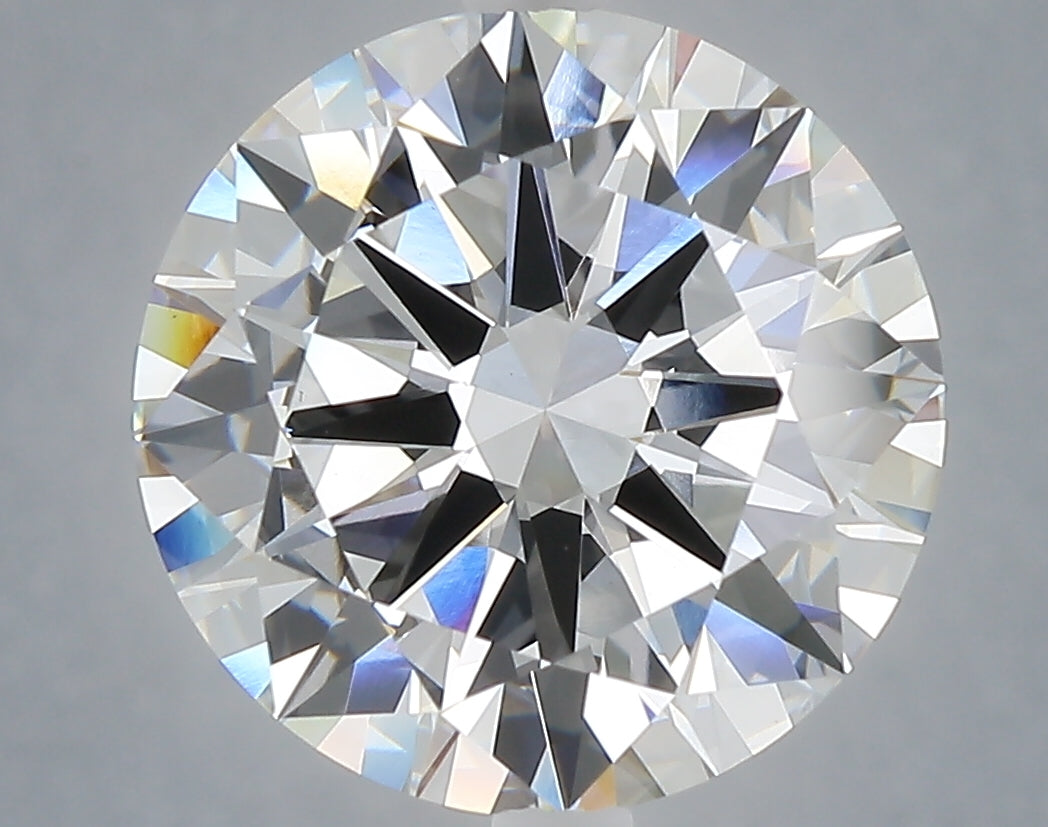 6.01 carat round lab grown diamond E color VVS2 clarity