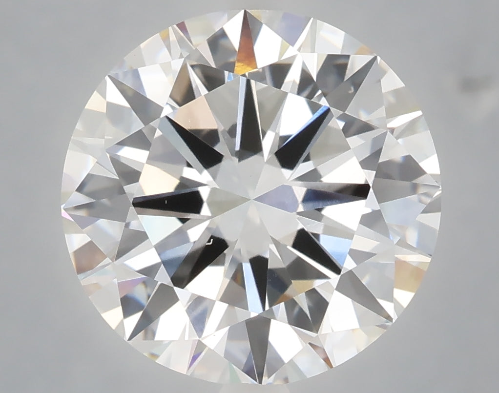 6.01 carat round lab grown diamond E color VS1 clarity