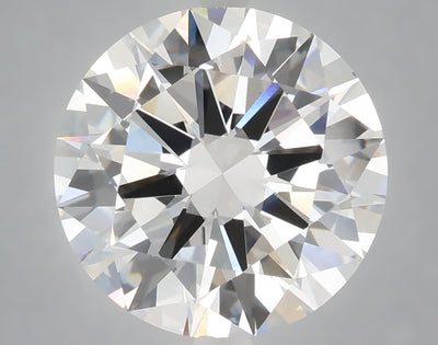 5.74 carat round lab grown diamond E color VS1 clarity