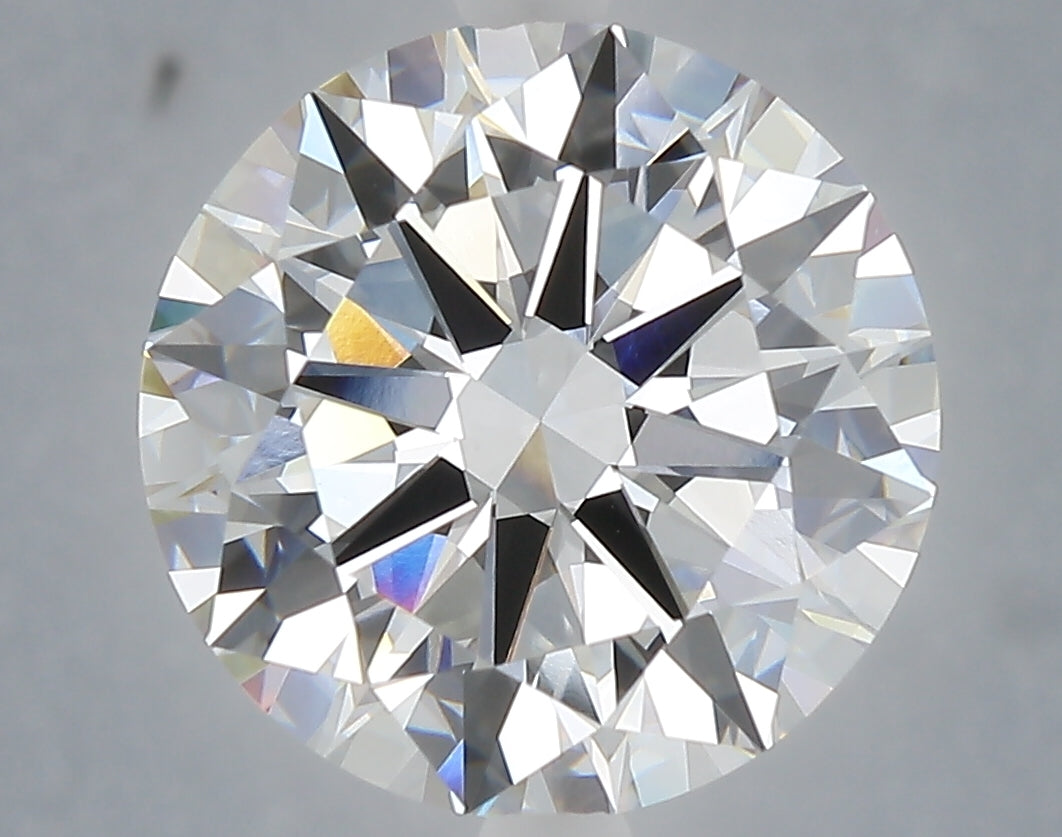 6.01 carat round lab grown diamond E color VVS2 clarity