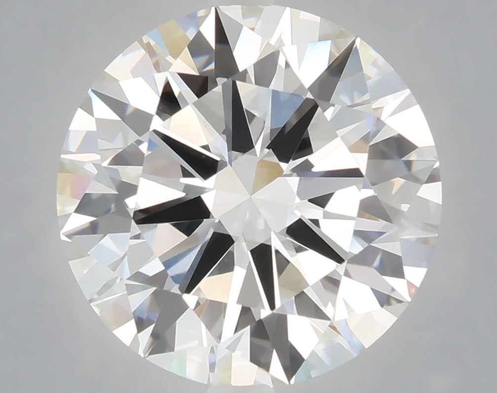 6.02 carat round lab grown diamond E color VVS2 clarity