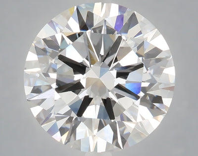 6.02 carat round lab grown diamond E color VVS2 clarity