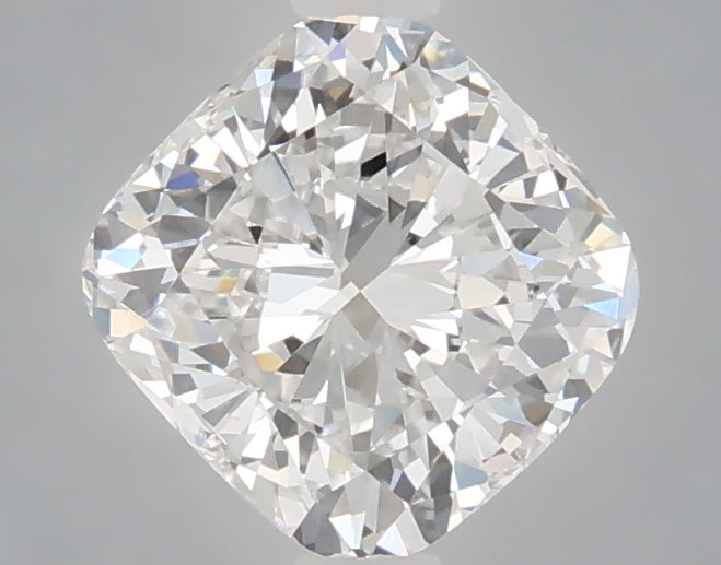 1.56 carat cushion lab grown diamond E color VVS2 clarity