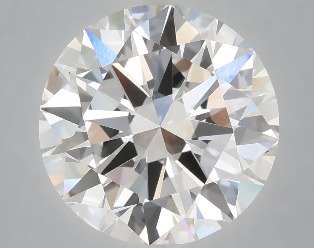 6.00 carat round lab grown diamond E color VVS2 clarity
