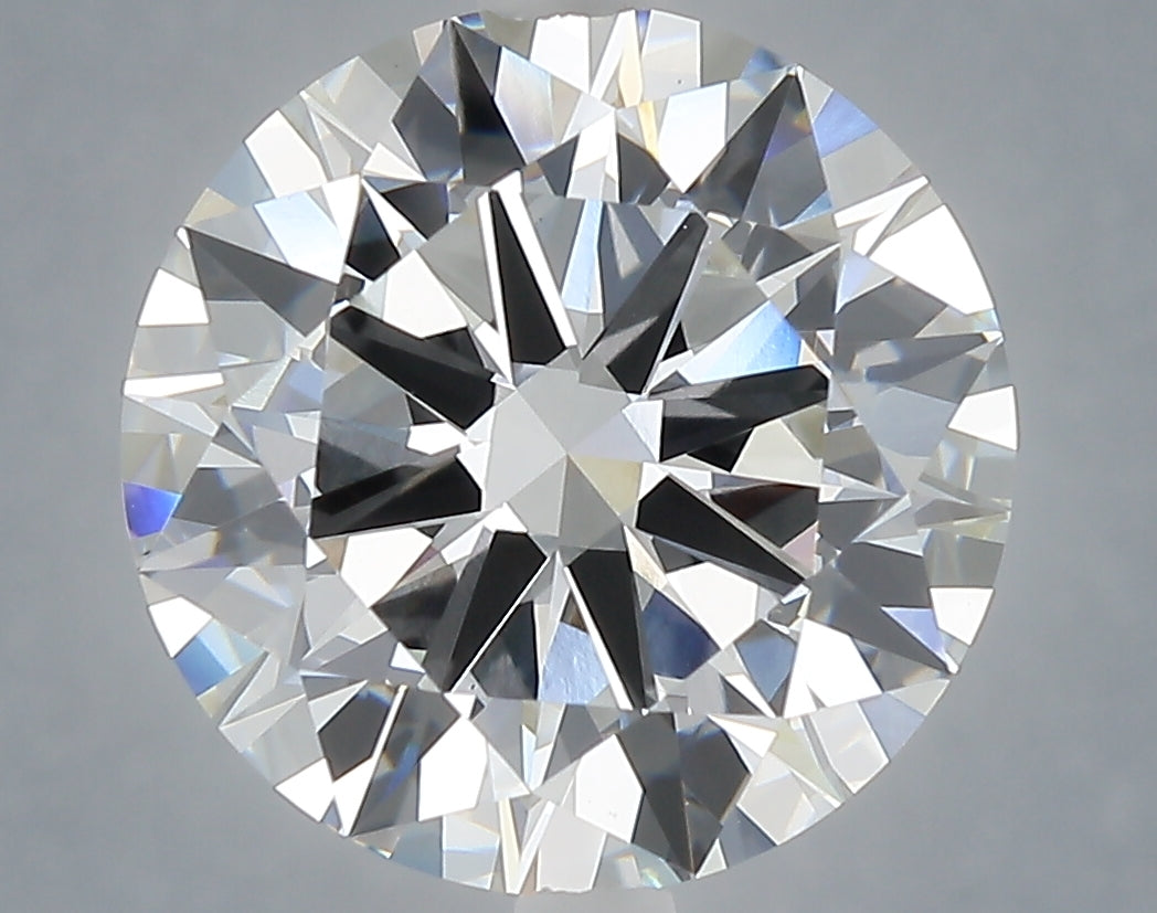 6.02 carat round lab grown diamond E color VVS2 clarity