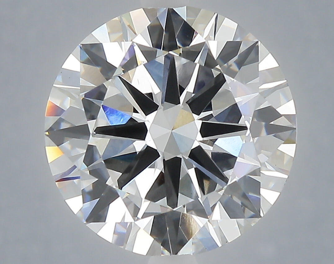6.02 carat round lab grown diamond E color VS1 clarity