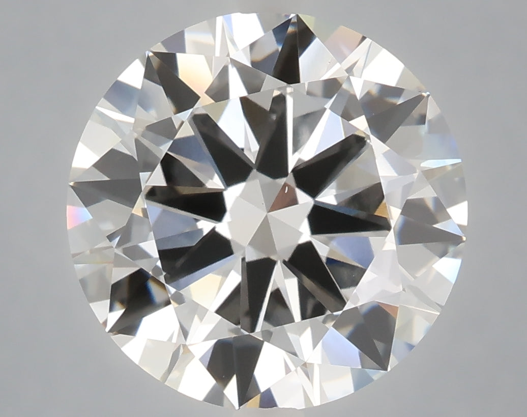 6.01 carat round lab grown diamond F color VS1 clarity