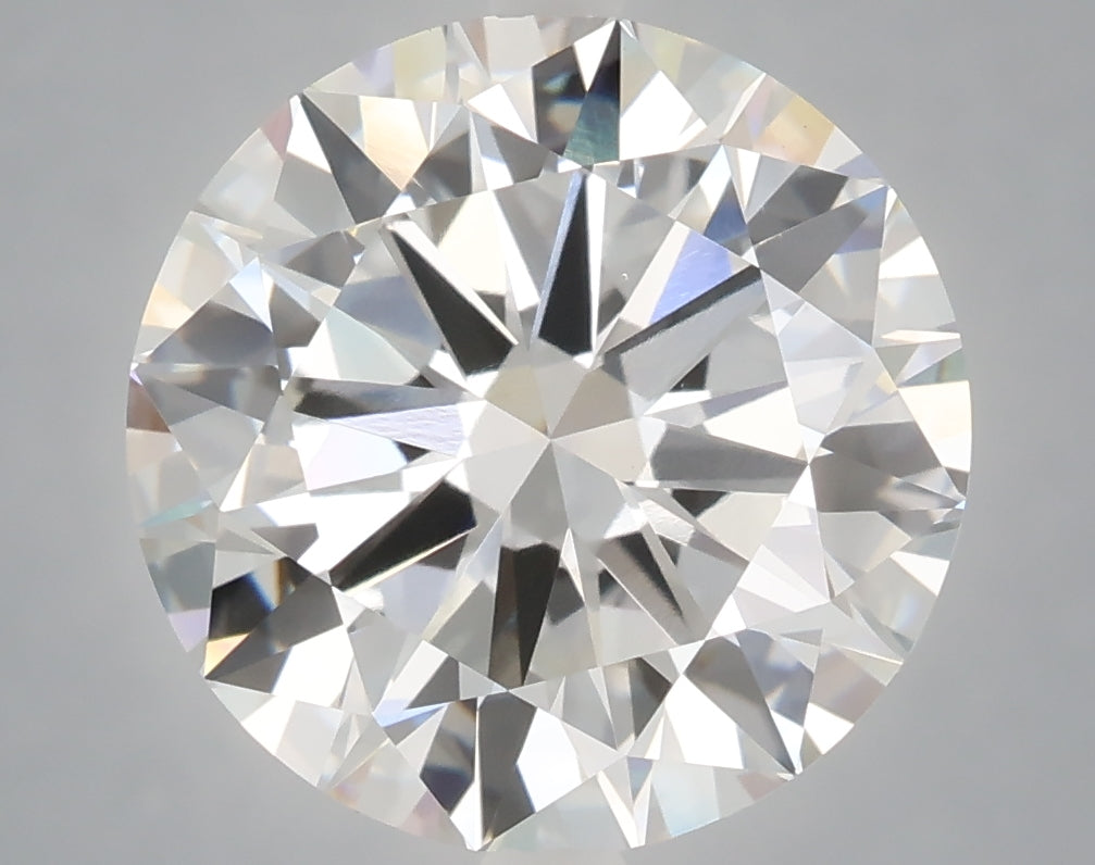 6.01 carat round lab grown diamond F color VS1 clarity