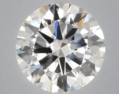 6.01 carat round lab grown diamond E color VVS2 clarity
