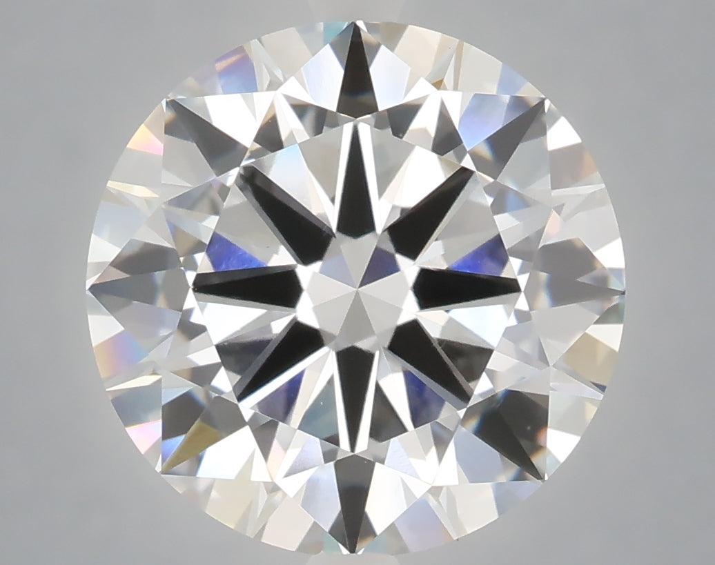 6.01 carat round lab grown diamond F color VS1 clarity