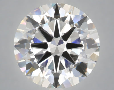 6.01 carat round lab grown diamond F color VS1 clarity