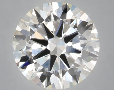 6.05 carat round lab grown diamond F color VVS2 clarity