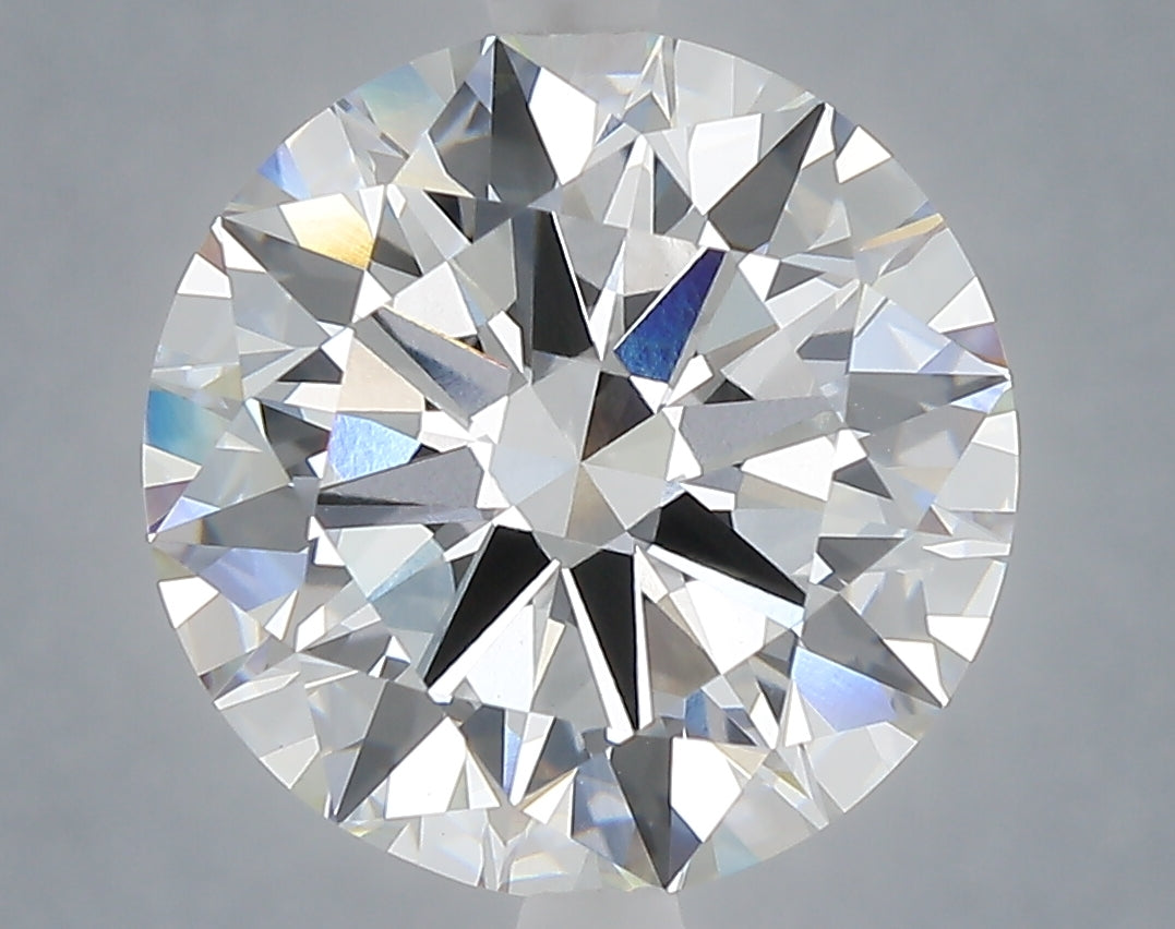 6.00 carat round lab grown diamond E color VVS2 clarity