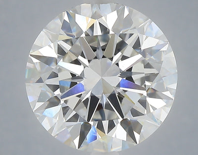 6.04 carat round lab grown diamond F color VS1 clarity