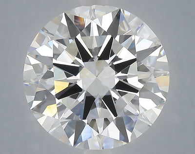 6.02 carat round lab grown diamond E color VVS2 clarity