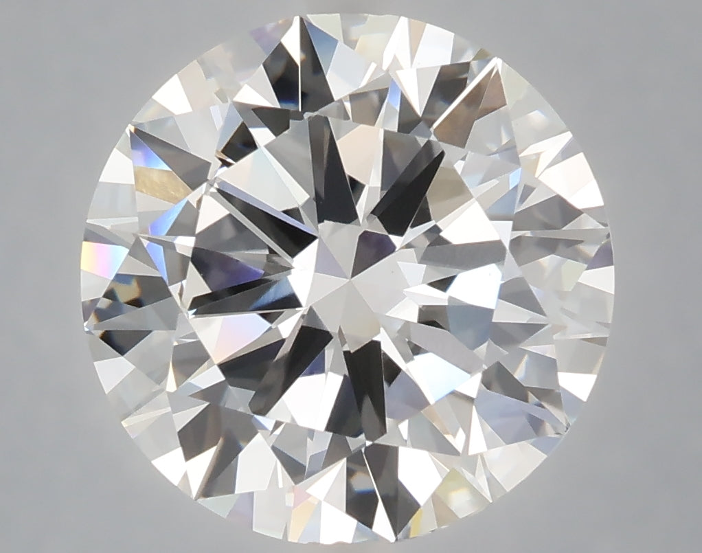 6.01 carat round lab grown diamond E color VVS2 clarity
