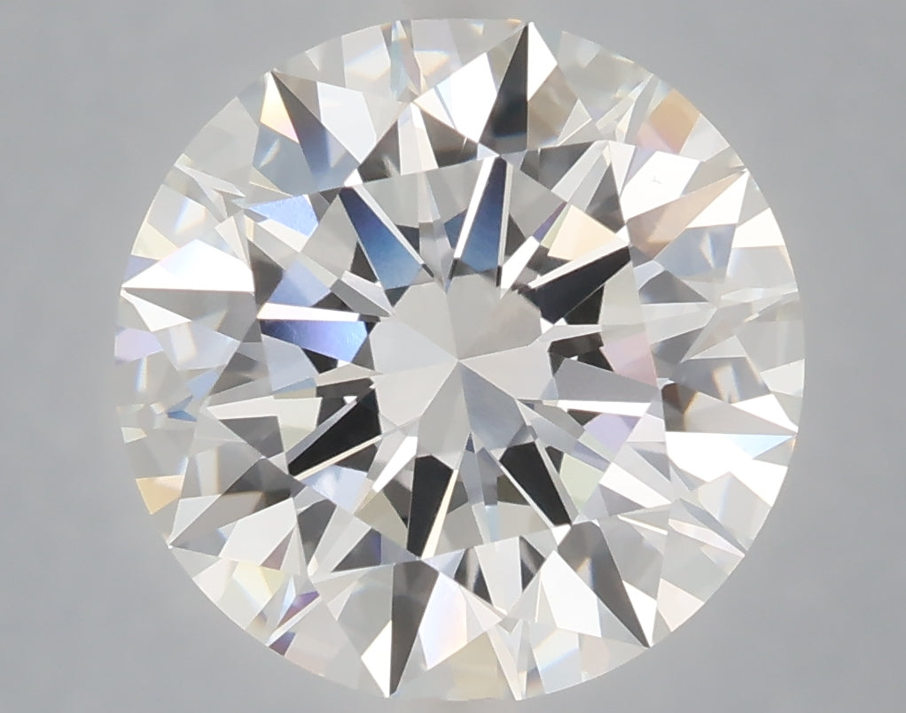 6.05 carat round lab grown diamond E color VVS2 clarity