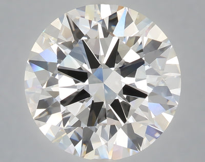 6.02 carat round lab grown diamond F color VVS2 clarity