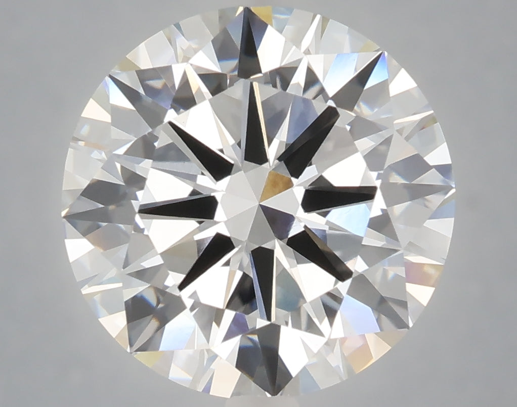 6.02 carat round lab grown diamond F color VS1 clarity