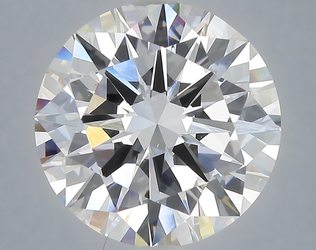 7.06 carat round lab grown diamond F color VS1 clarity
