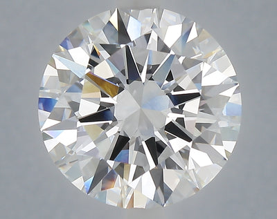 6.07 carat round lab grown diamond F color VVS2 clarity
