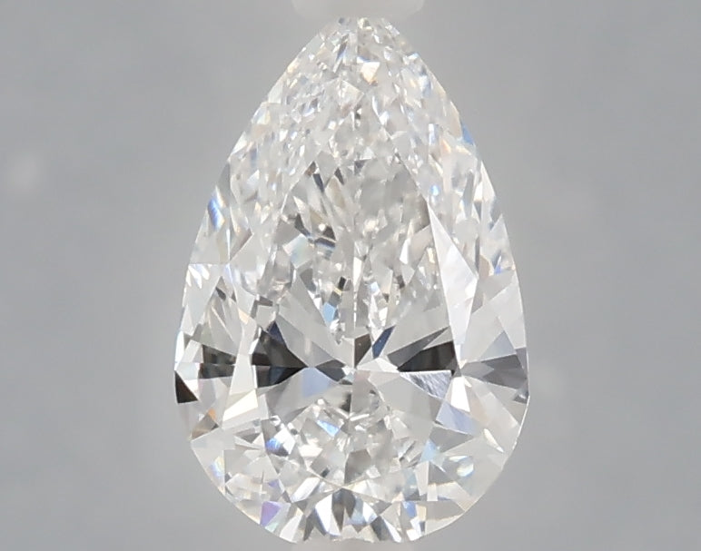 1.07 carat pear lab grown diamond E color VVS2 clarity
