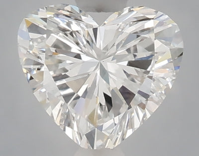 1.06 carat heart lab grown diamond E color VS1 clarity