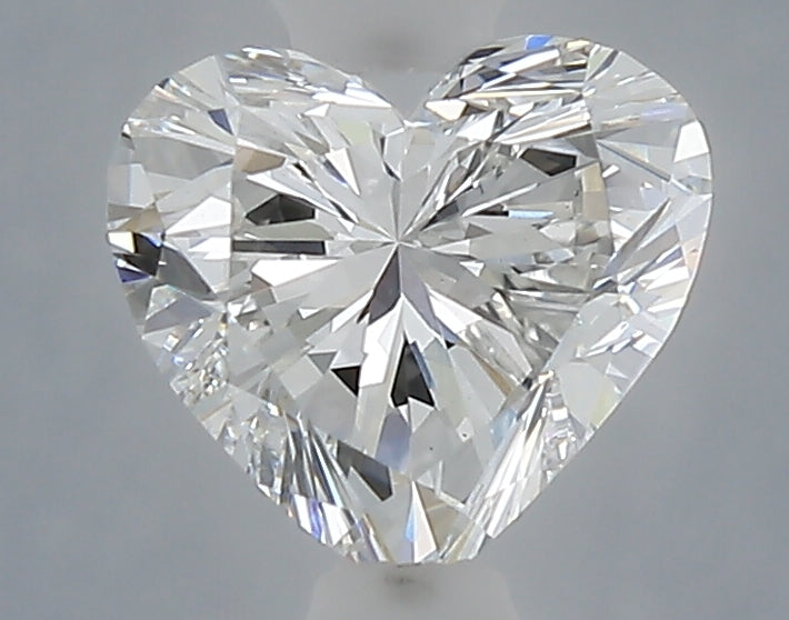 1.05 carat heart lab grown diamond E color VS1 clarity
