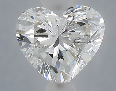 1.05 carat heart lab grown diamond E color VS1 clarity
