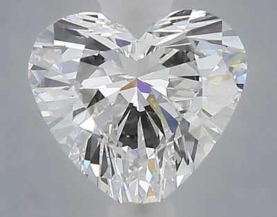 1.08 carat heart lab grown diamond D color VVS2 clarity
