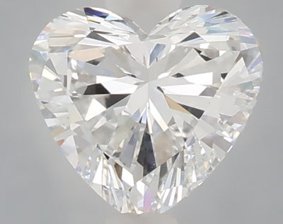 1.02 carat heart lab grown diamond E color VVS1 clarity