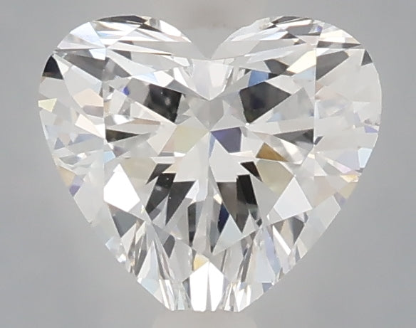 1.05 carat heart lab grown diamond E color VS1 clarity