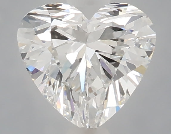1.05 carat heart lab grown diamond E color VS1 clarity