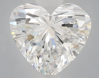 1.06 carat heart lab grown diamond E color VVS2 clarity