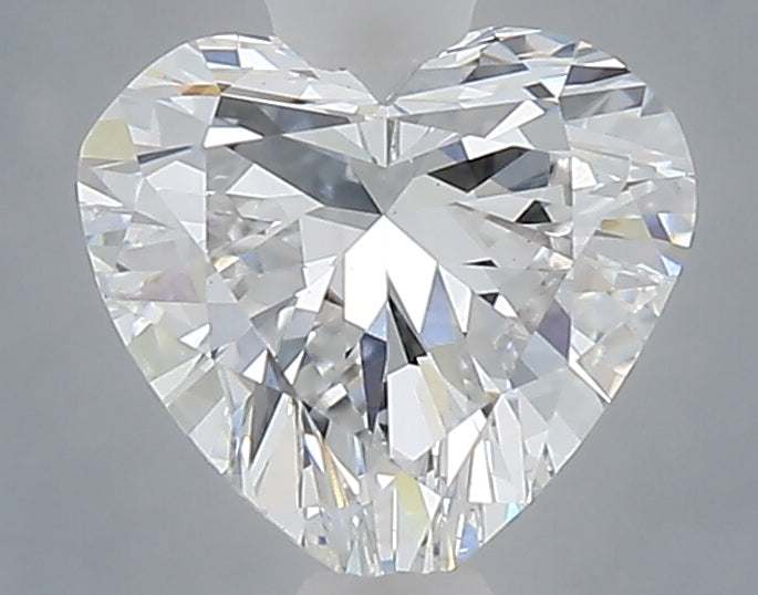 1.05 carat heart lab grown diamond E color VVS2 clarity