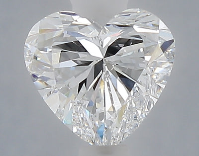 1.06 carat heart lab grown diamond E color VVS2 clarity