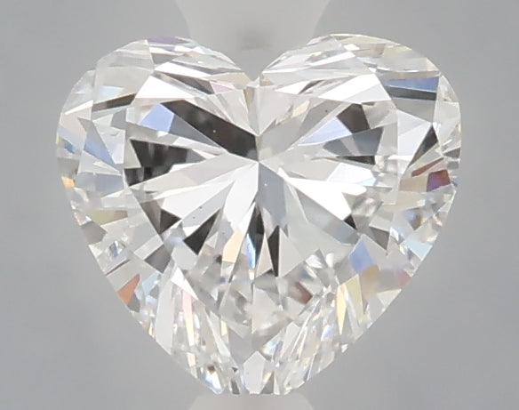 1.05 carat heart lab grown diamond E color VS1 clarity