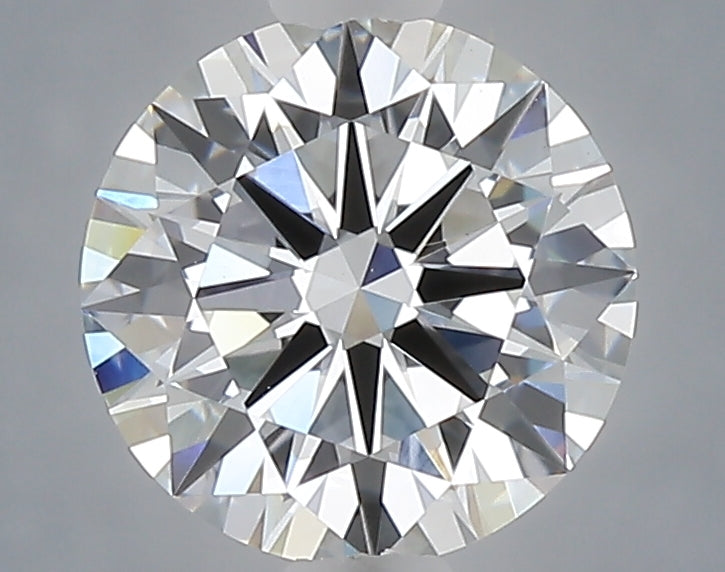 1.51 carat round lab grown diamond D color VVS2 clarity