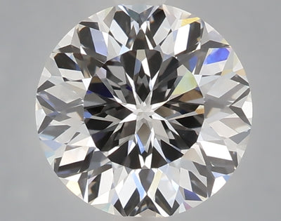 2.28 carat round lab grown diamond E color VVS2 clarity