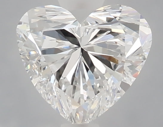 1.05 carat heart lab grown diamond D color VVS2 clarity