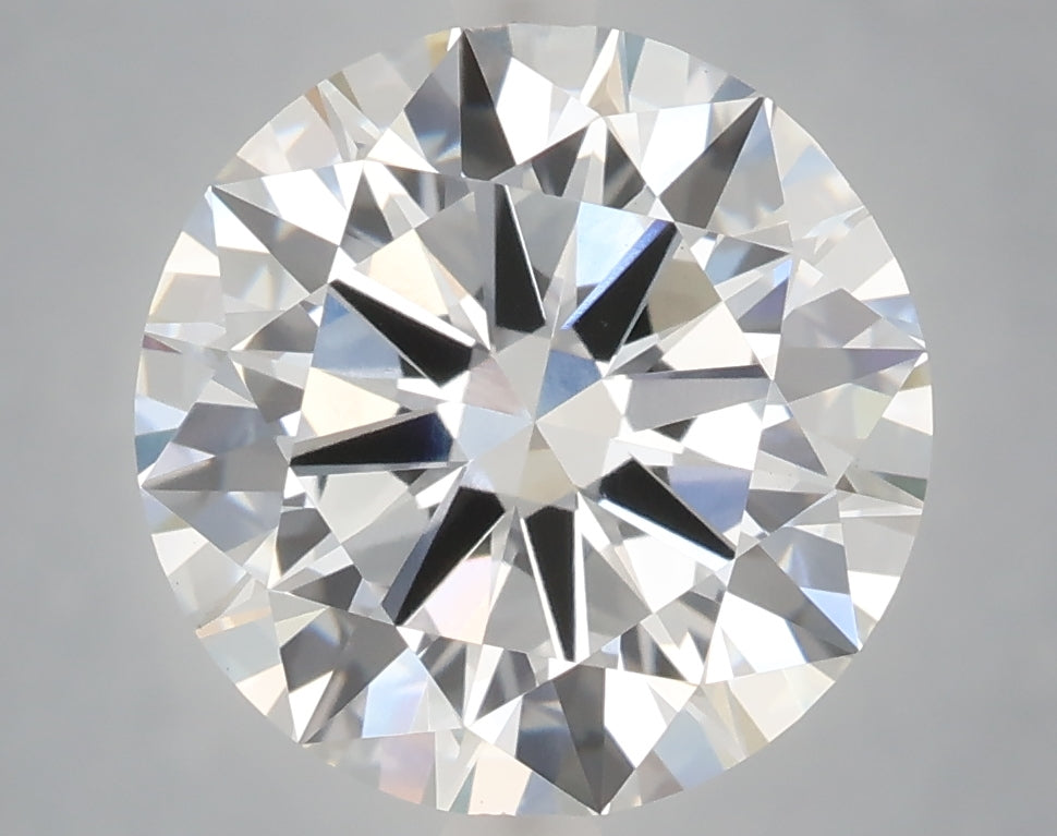 5.01 carat round lab grown diamond E color VVS2 clarity