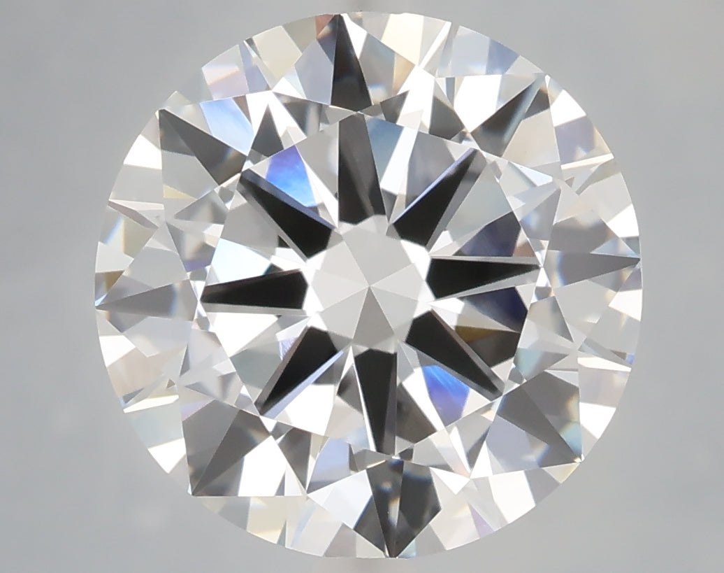 6.01 carat round lab grown diamond E color VVS2 clarity