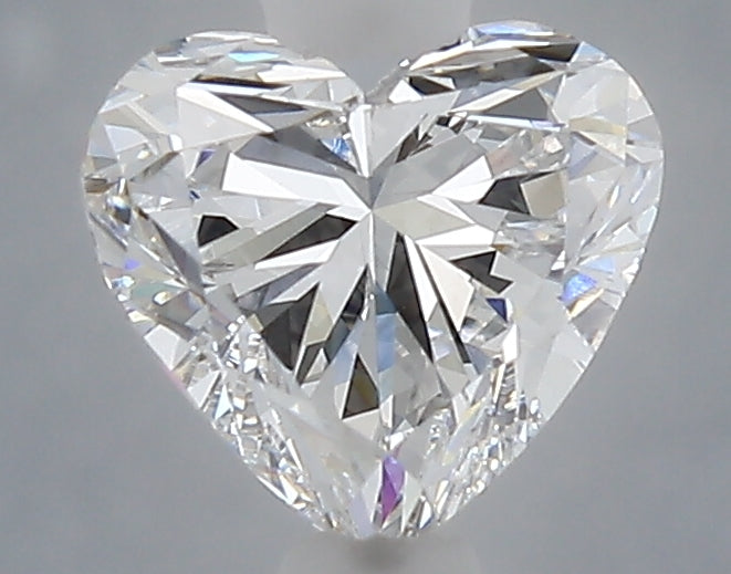 1.04 carat heart lab grown diamond E color VS1 clarity
