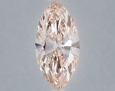 1.99 carat fancy intense pink marquise lab grown diamond VVS2 clarity