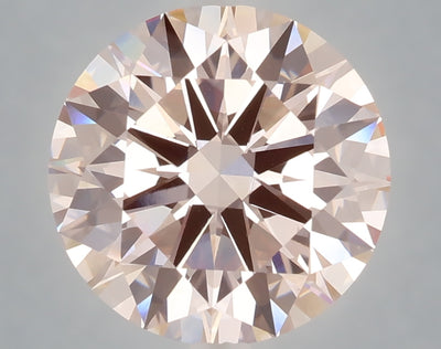 5.03 carat fancy intense pink round lab grown diamond VS1 clarity